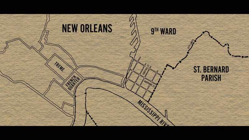 St. Bernard Parish was right down the street