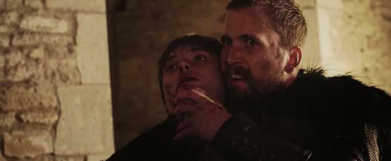 (STABBING) (GROANING)