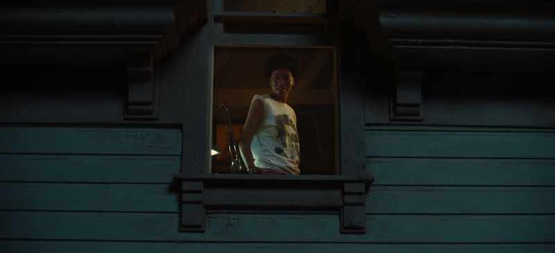 standing right here at this window