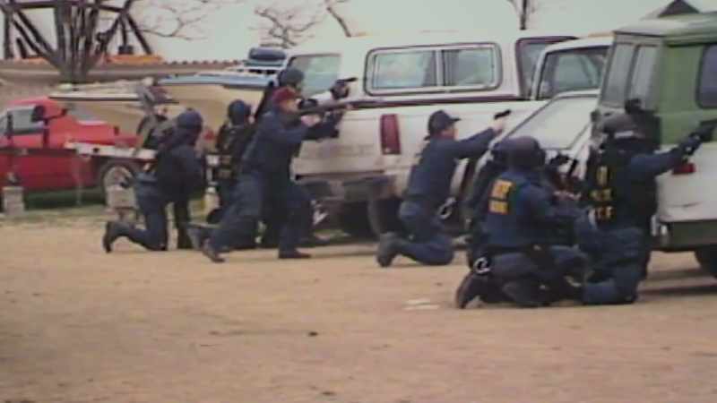 Standoff, tear gas, fire, death