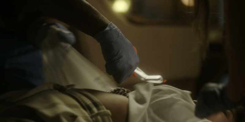 Starting CPR. - She had an ICD put in five years ago