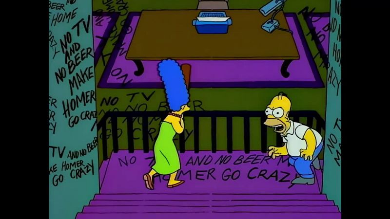 Stay away from me, Homer