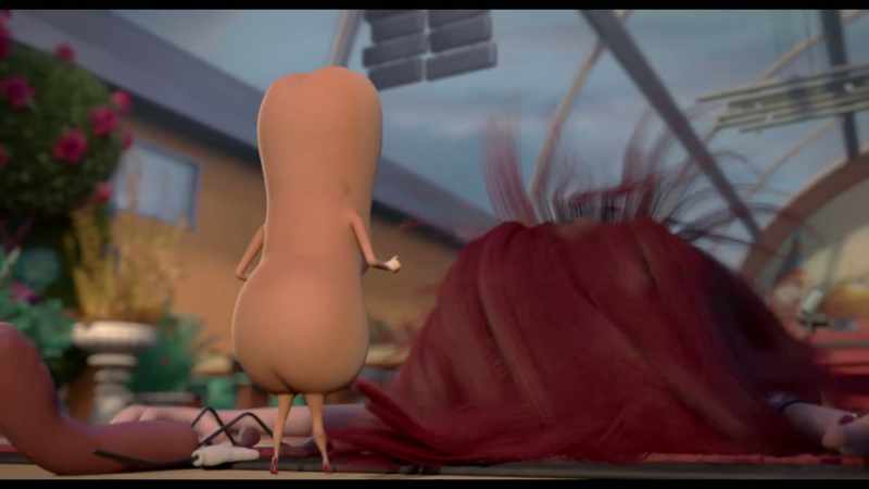 Stay away from my sausage, you skank! - Oh!