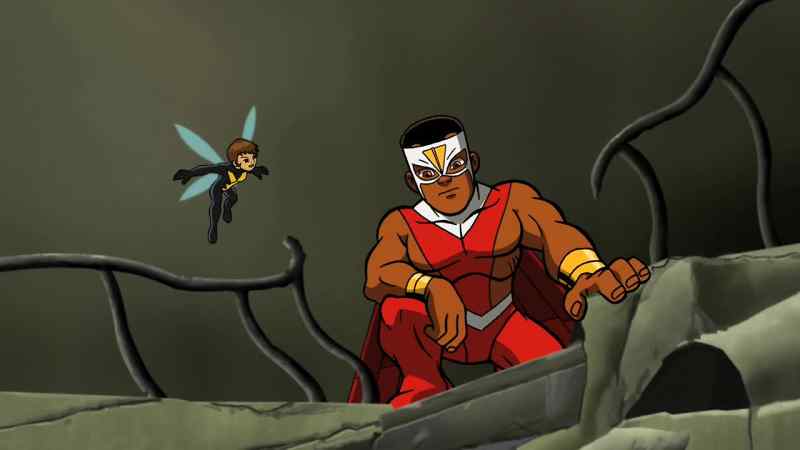 Stay back, Wasp! I don't want you to get hurt!
