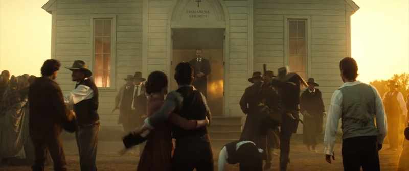 Stay down, preacher! - (GRUNTING)