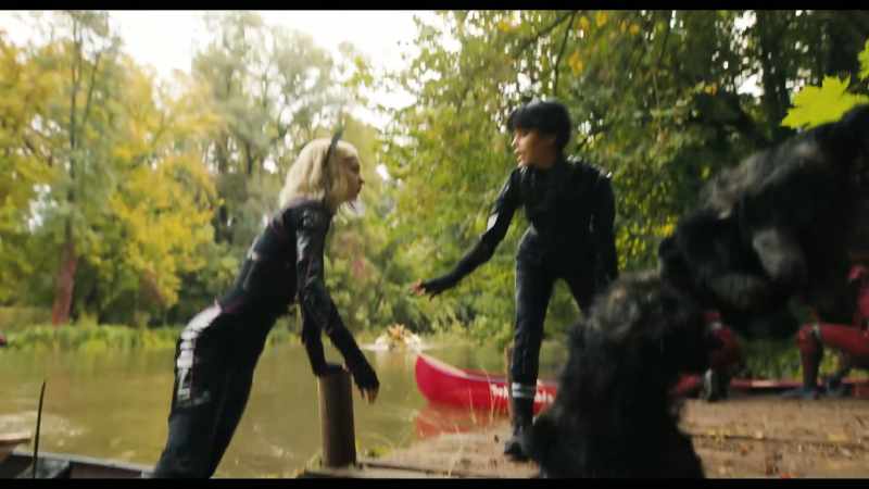 Stay here and make sure Bianca can't sabotage our boat
