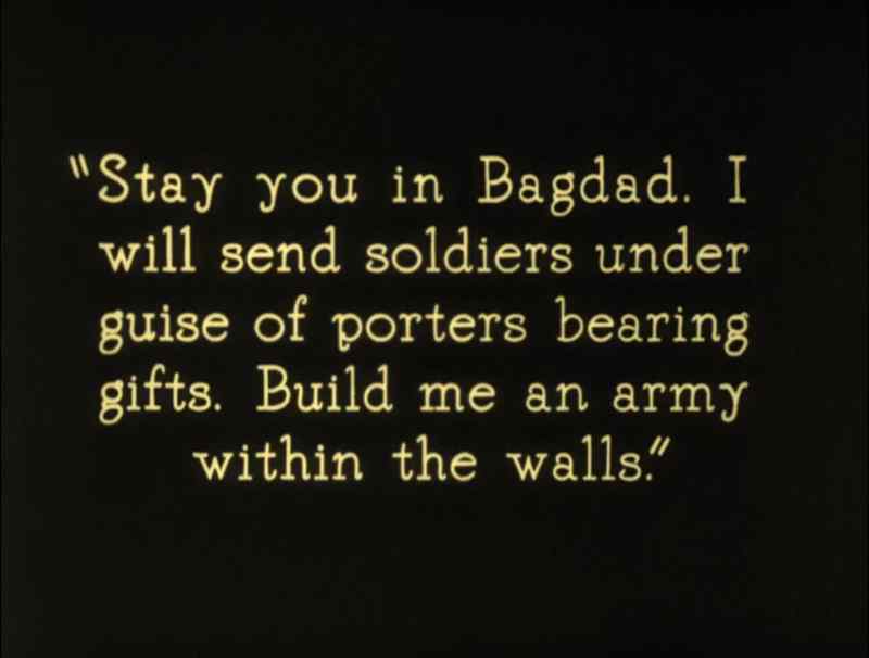 Stay you in Bagdad