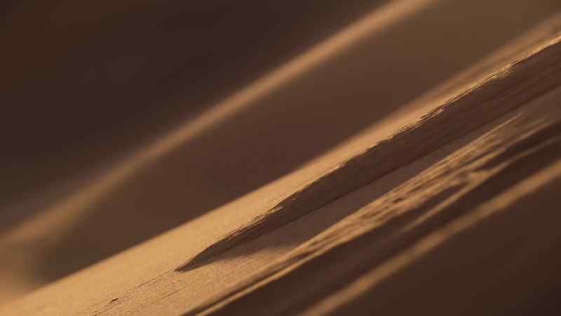 Steep, unstable sand saps energy with every step