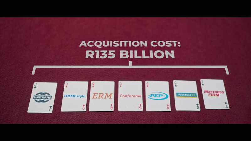 Steinhoff paid R135 billion for these assets