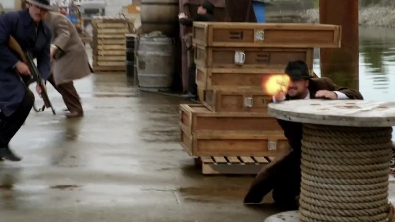 Step away from the lady and the bomb!