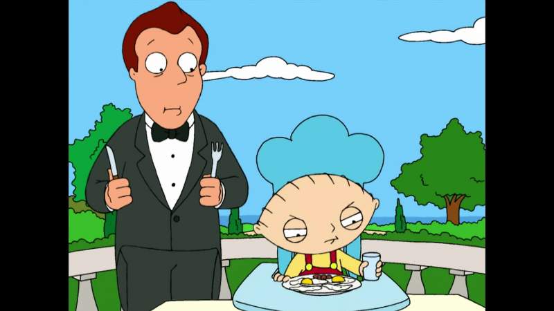 STEWIE Cut my egg