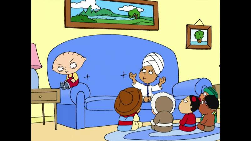 Stewie would you like to learn how to wrap a turban