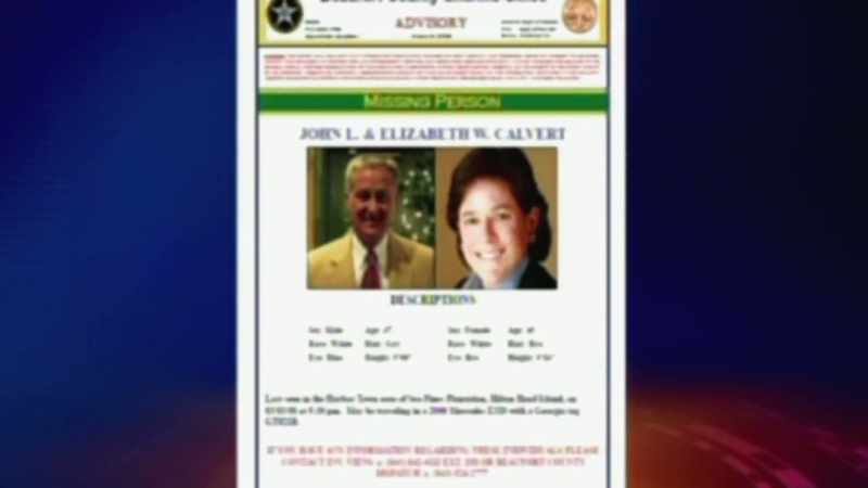 STILL NO ONE HAS SEEN JOHN OR ELIZABETH CALVERT