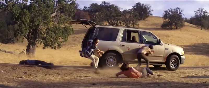 Stop! Don't leave me! -[gunshot]