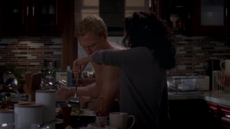 Stop it. I'm making breakfast