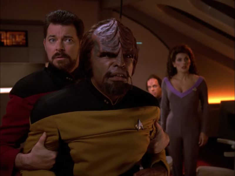 Stop! Mr Worf! That is an order
