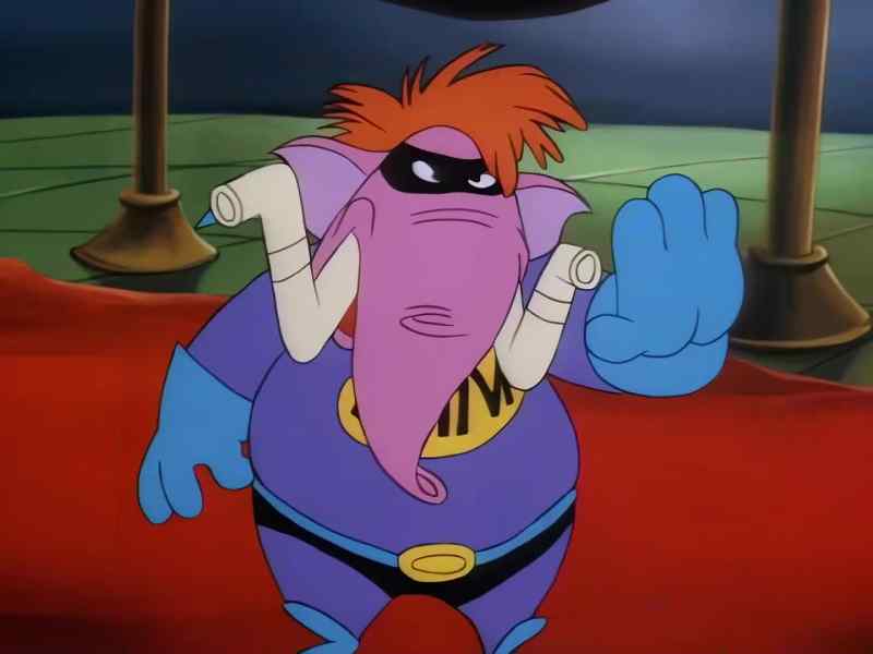 Stop! Or I'll blast you with my laser tusks