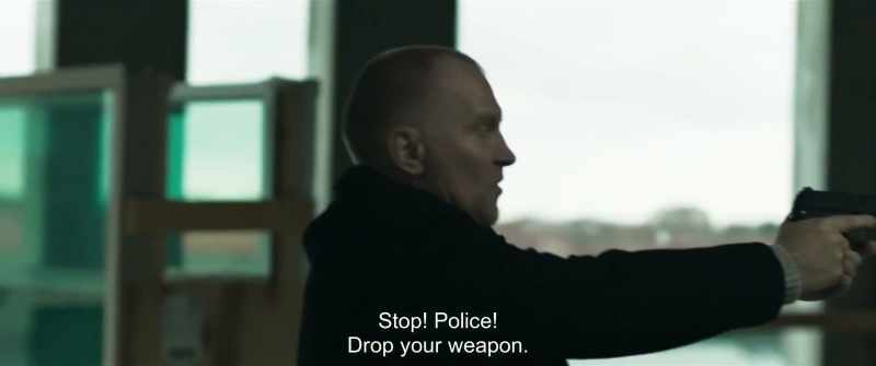 Stop! Police! Drop your weapon