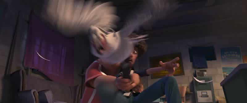Stop Stop Why don't you just open the doorAre you kidding meWhat lt's just a standard flip slide bolt