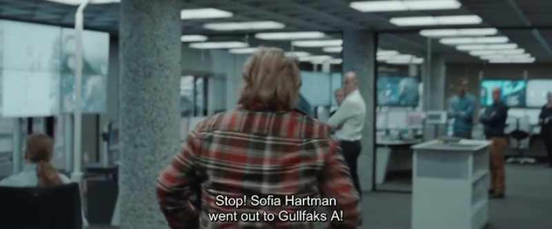 Stop! There are people out there! Sofia Hartman went out to Gullfaks A!