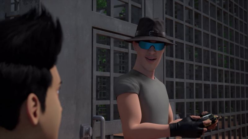 Stop! What are you doing? You're gonna hurt him