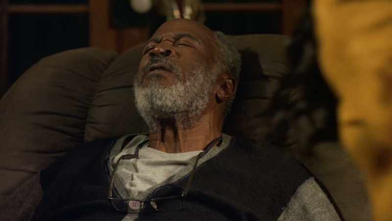 [ stops snoring ]