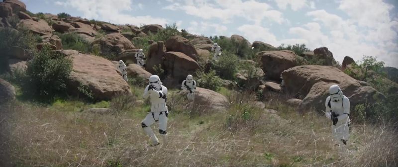 STORMTROOPER: Give yourselves up!