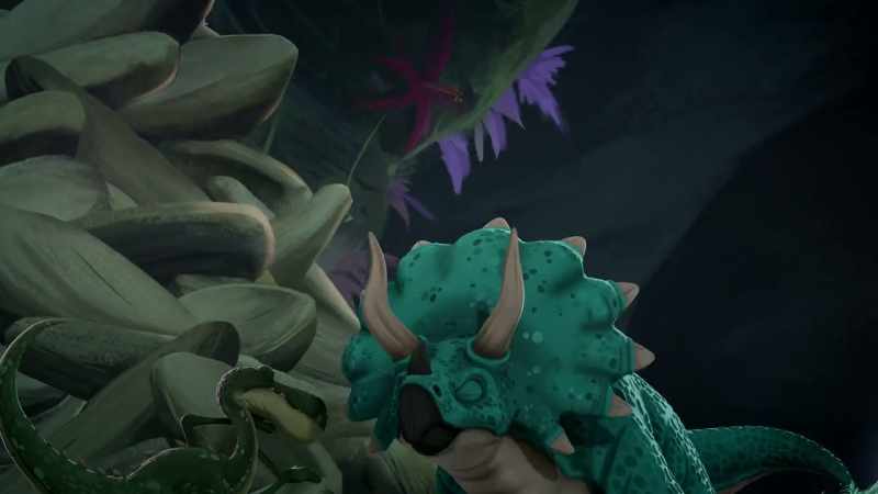 (straining) Too many rocks! It won't budge!