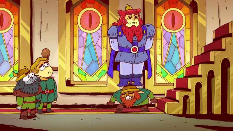 [straining] Your Majesty, there are reports going around