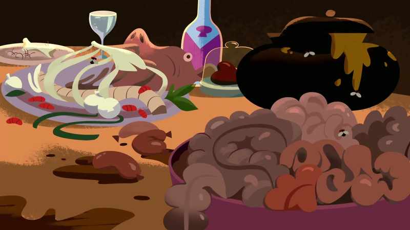 Strange meat