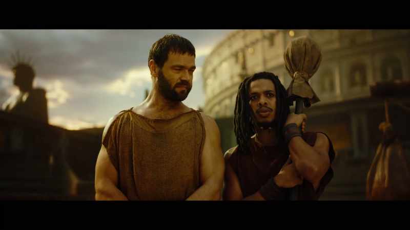 Strange that the crowd didn't demand he get the wooden sword