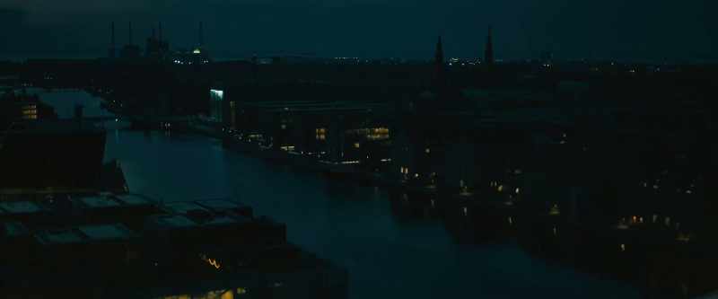 [street traffic] - [bell tolling]