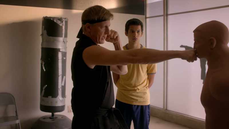 Strike here, you bloody his nose. Strike here, you break his teeth