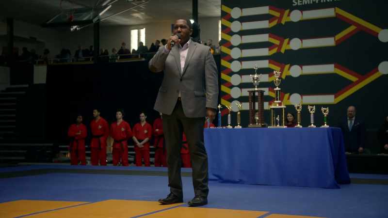 STUDENTS: (CHANTING) Cobra Kai! Cobra Kai!
