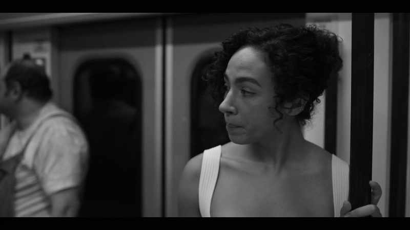[subway train rattling on tracks]