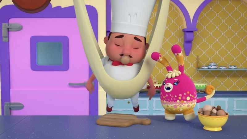 [Sucking on mushroom]