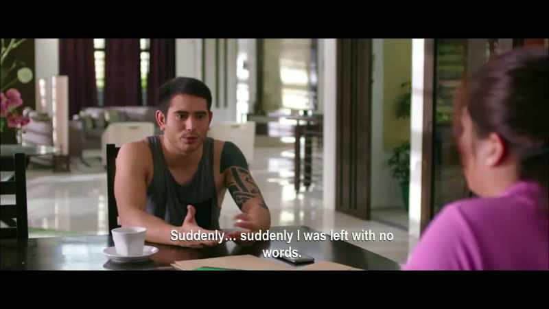 Suddenly... I didn't know what to say