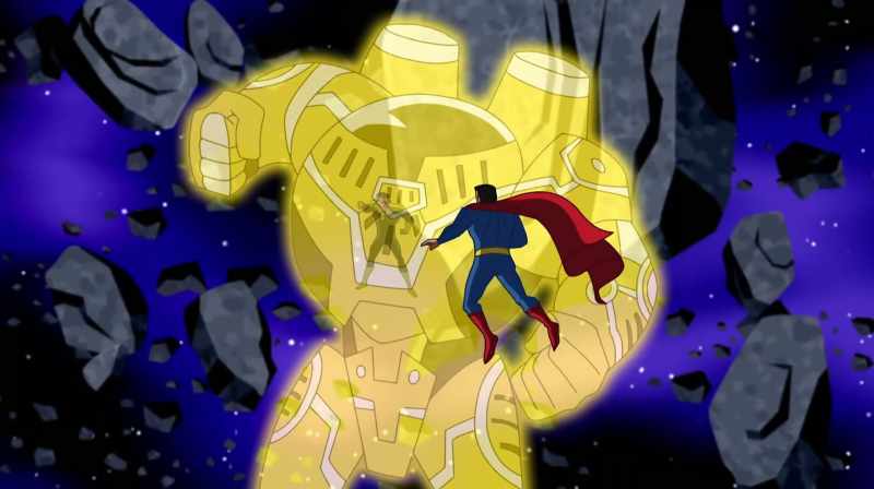 (SUPERMAN YELLS)