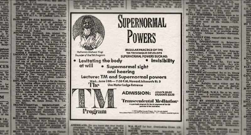 SUPERNORMAL sight and hearing Lecture: TM and SUPERNORMAL powers