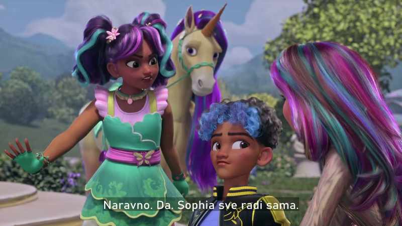 Sure. Right. Sophia does everything all alone