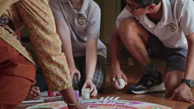 Surely, we could’ve just bought pre-made Rangoli
