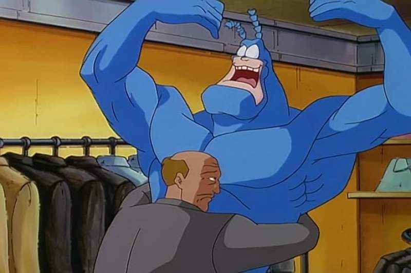 Surprise hug for Mr Freaky Big
