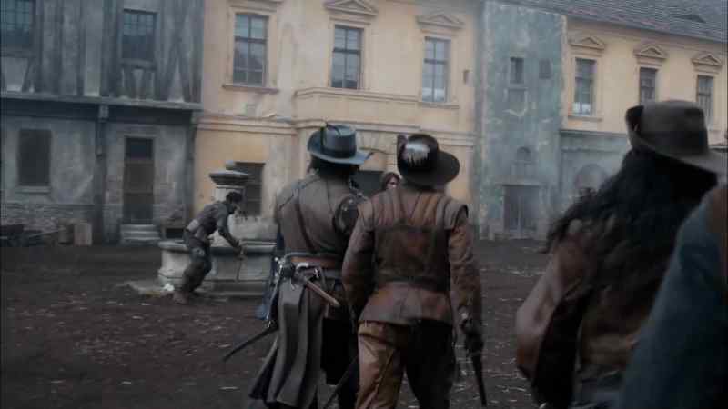 Surround the building