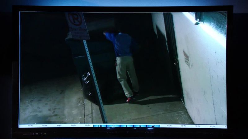 Surveillance footage from Ben Drayton's final shift