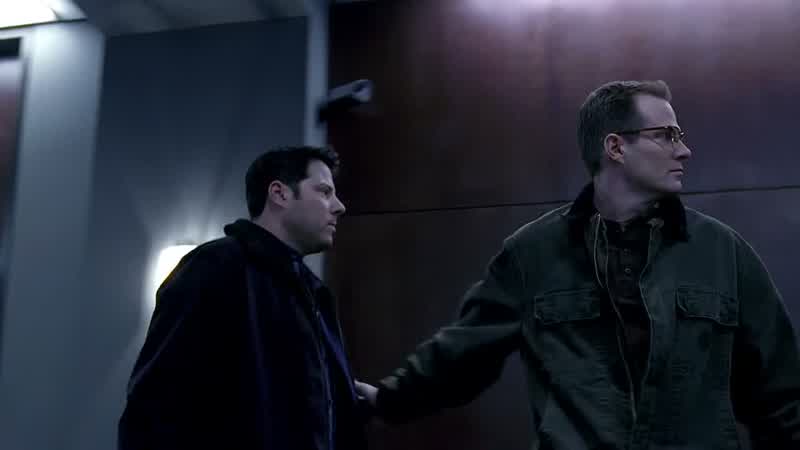 Surveillance picked 'em up in the elevator