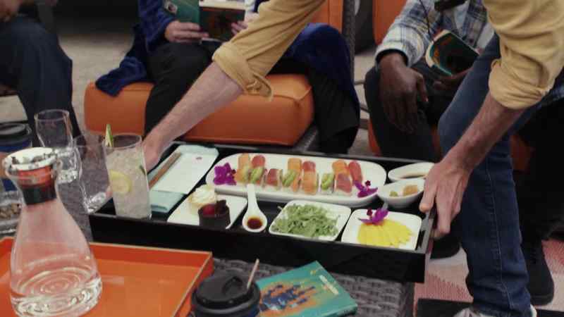 Sushi two days in a row, huh?