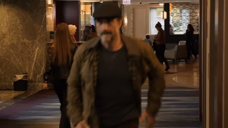 Suspect's exiting through the front door