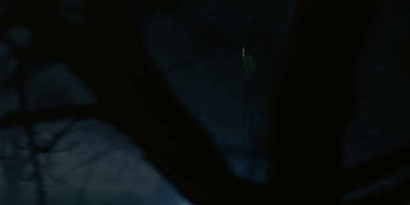 [suspenseful music playing]