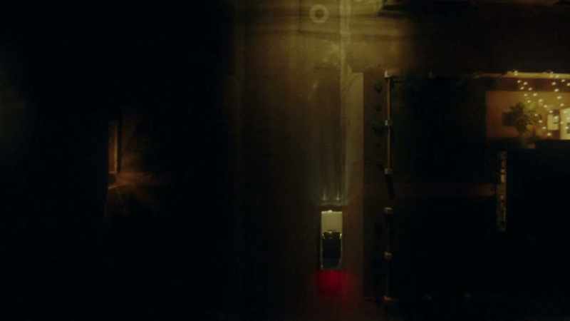 [suspenseful music playing]
