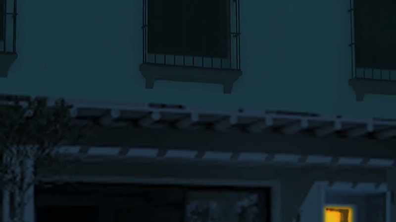 (suspenseful rock music plays)
